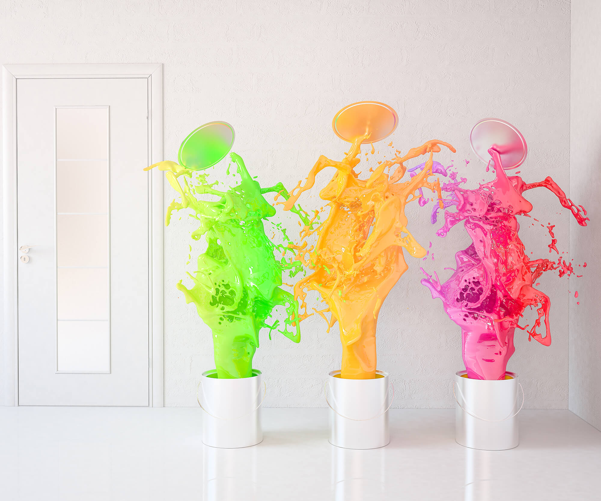Crucial stages during the interior painting process